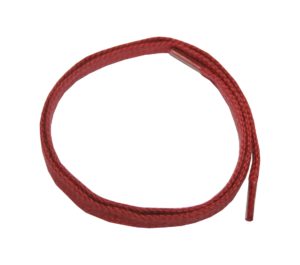 Schuhband Schnürsenkel 1 Paar Baumwolle 50cm flach rot (0105)