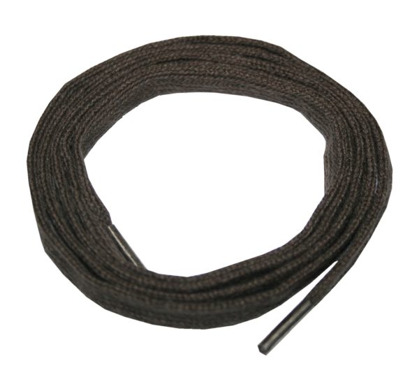 schuhband-schnursenkel-1-paar-baumwolle-120cm-10mm-flach-braun-10021 Schuhband Schnürsenkel 1 Paar Baumwolle 120cm 10mm flach braun (10021)