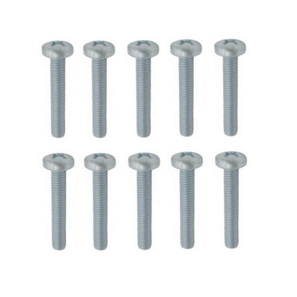 Linsenschrauben Gewindeschrauben verz. DIN7985 M6x35mm 10 Stück (0311)