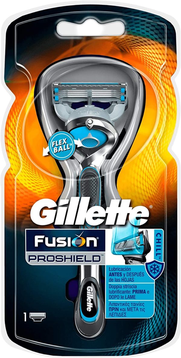 gillette-fusion-proshield-chill-herrenrasierer-mit-flexball-technologie-1-stuck Gillette Fusion ProShield Chill Herrenrasierer mit Flexball-Technologie, 1 Stück