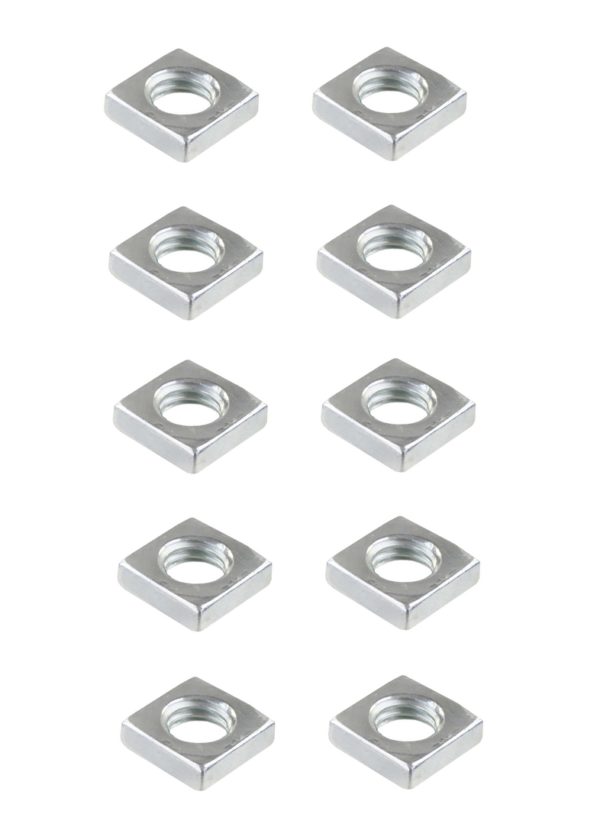 Vierkantmutter Mutter M3 Stahl verzinkt DIN 562 10 Stück (0189)