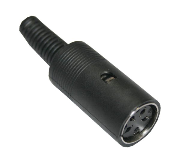 din-stecker-buchse-4-polig-weiblich-schwarz-0321 DIN Stecker Buchse 4-polig weiblich schwarz (0321)