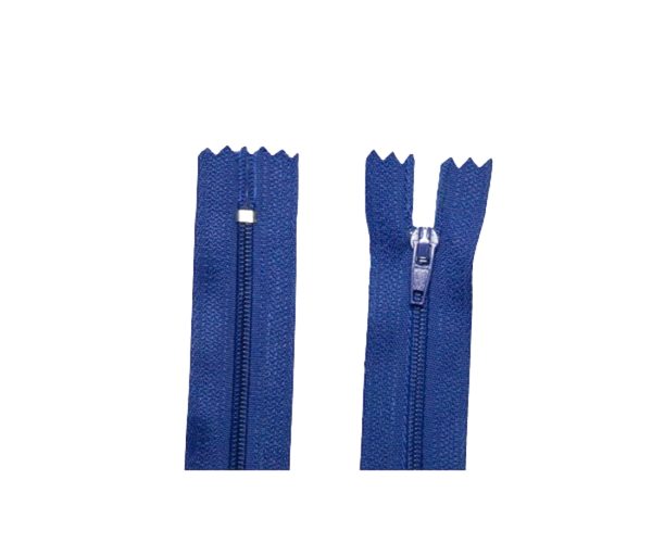 Reißverschluss 20 cm spiralförmig nicht trennbar blau (2004)