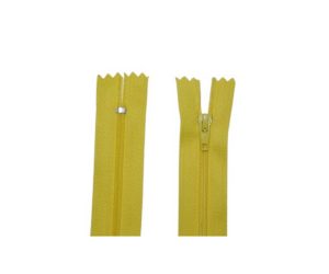 Reißverschluss 20 cm spiralförmig nicht trennbar gelb (2034)