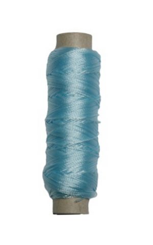 Sattlergarn Zwirn 14x2x3 Polyester 50 m blau Ø 0,3mm (5031)