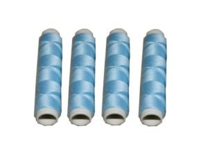 Nähmaschinen Nähgarn 200 m 4 x 50m Polyester 40/2 hellblau (1016)