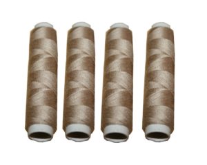 Nähmaschinen Nähgarn 200 m 4 x 50m Polyester 40/2 beige (1038)