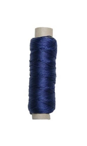 Sattlergarn Zwirn 14x2x3 Polyester 50 m dunkelblau Ø 0,3mm (5023)