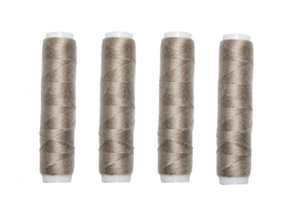 nahmaschinen-nahgarn-200-m-4-x-50m-polyester-40-2-beigebraun-0004 Nähmaschinen Nähgarn 200 m 4 x 50m Polyester 40/2 beigebraun (0004)