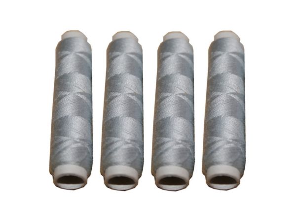 nahmaschinen-nahgarn-200-m-4-x-50m-polyester-40-2-silbergrau-1004 Nähmaschinen Nähgarn 200 m 4 x 50m Polyester 40/2 silbergrau (1004)