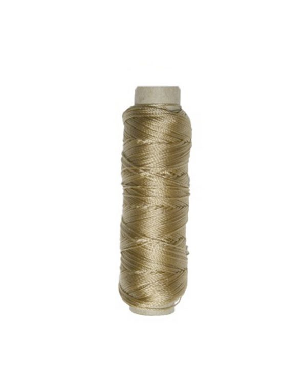 Sattlergarn Zwirn 14x2x3 Polyester 50 m beige Ø 0,3mm (5090)