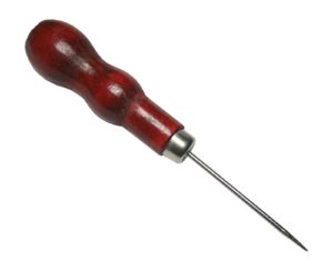 Lederahle Ledernadel Sattlerahle Nähahle Ahle mit Holzgriff 125mm (0248)