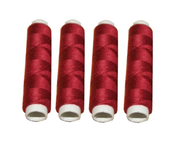 nahmaschinen-nahgarn-200-m-4-x-50m-polyester-boudeaux-weinrot-1072 Nähmaschinen Nähgarn 200 m 4 x 50m Polyester boudeaux weinrot (1072)