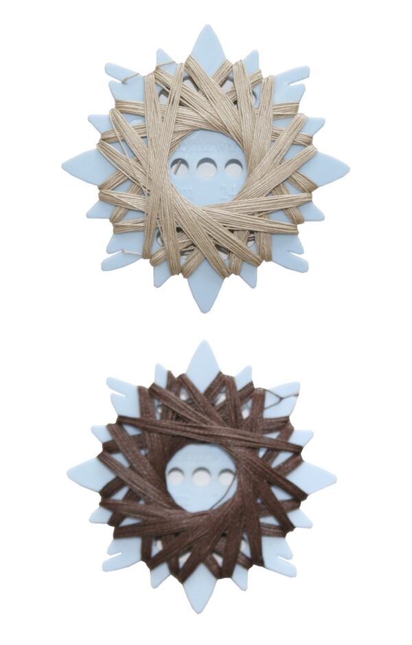 Sternzwirn Ramie extra stark 24/3 2x20m beige braun 2 Stück (0003)