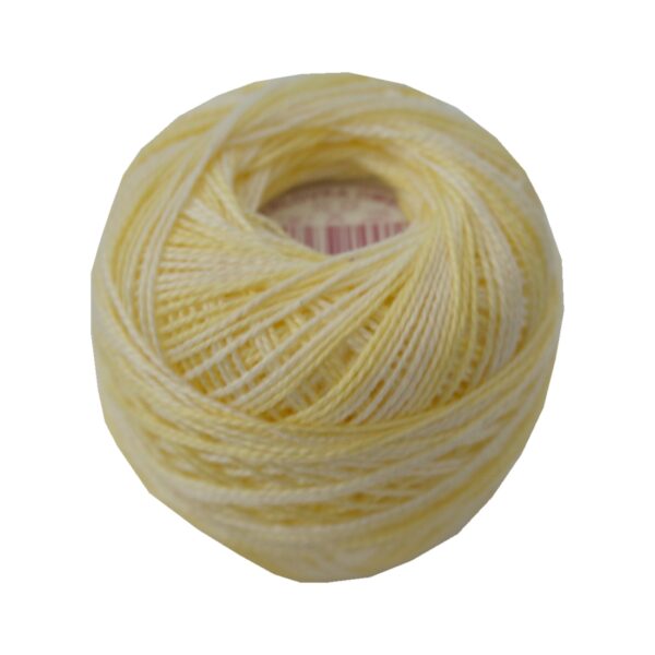perlovka-kreuzstichgarn-baumwolle-perlgarn-10g-85m-gelb-ombre-1103 PERLOVKA Kreuzstichgarn Baumwolle Perlgarn 10g 85m gelb ombre (1103)
