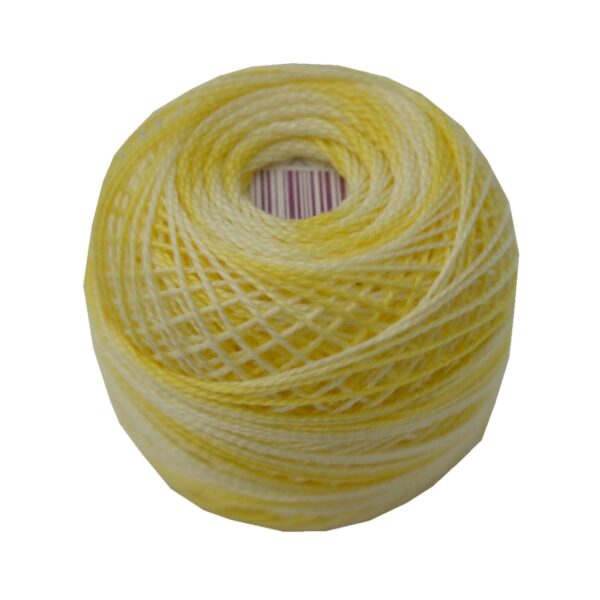 perlovka-kreuzstichgarn-baumwolle-perlgarn-85m-gelb-ombre-1616 PERLOVKA Kreuzstichgarn Baumwolle Perlgarn 85m gelb ombre (1616)