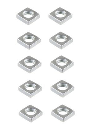 Vierkantmutter Mutter M5 Stahl verzinkt DIN 562 10 Stück (0382)