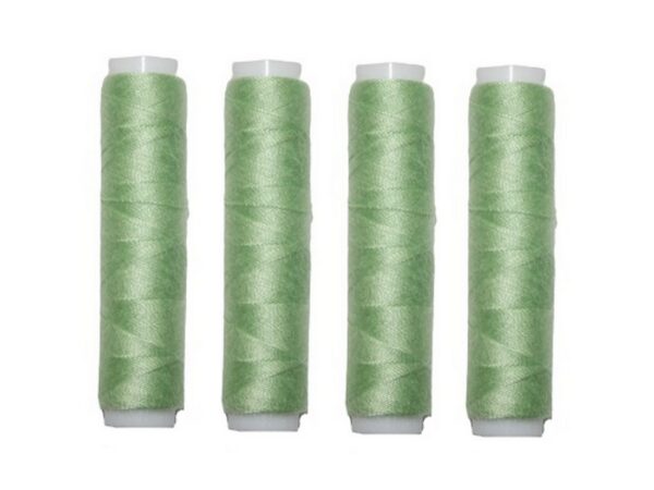 nahmaschinen-nahgarn-200-m-4-x-50m-polyester-40-2-hellgrun-1050 Nähmaschinen Nähgarn 200 m 4 x 50m Polyester 40/2 hellgrün (1050)