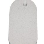 Bimsstein Massagestein Hornhautentfernung Fussmassage Fußpflege Oval Grau (0015)