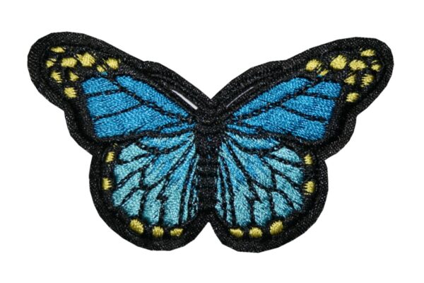 aufnaher-bugelbild-aufbugler-schmetterling-45x70mm-blau-1131 Aufnäher Bügelbild Aufbügler Schmetterling 45x70mm blau (1131)