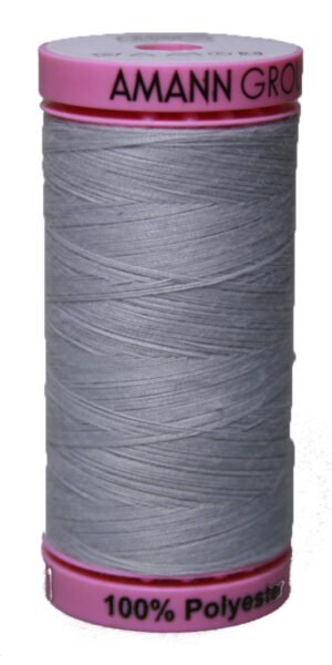 Zwirn 100 % Polyester ASPO PES 120 Amann hellsilbergrau 500 m (0411)