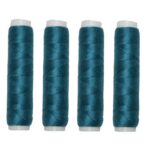 Nähmaschinen Nähgarn 200 m 4 x 50m Polyester 40/2 türkisblau (1023)