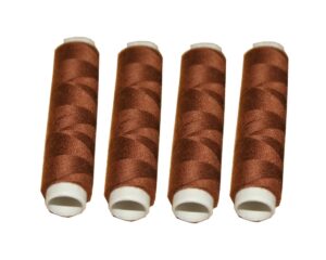 Nähmaschinen Nähgarn 200 m 4 x 50m Polyester braun nougat (1040)