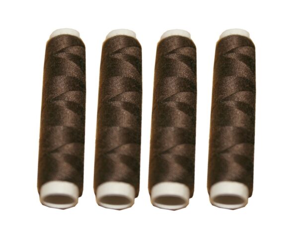 Nähmaschinen Nähgarn 200 m 4 x 50m Polyester 40/2 braun (1041)