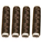 Nähmaschinen Nähgarn 200 m 4 x 50m Polyester 40/2 braun (1042)