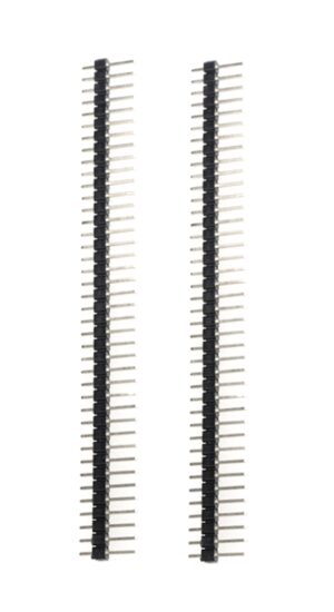 Stiftleiste Leiste 40 polig gerade 2,54mm 1-reihig 2 Stück (1263)