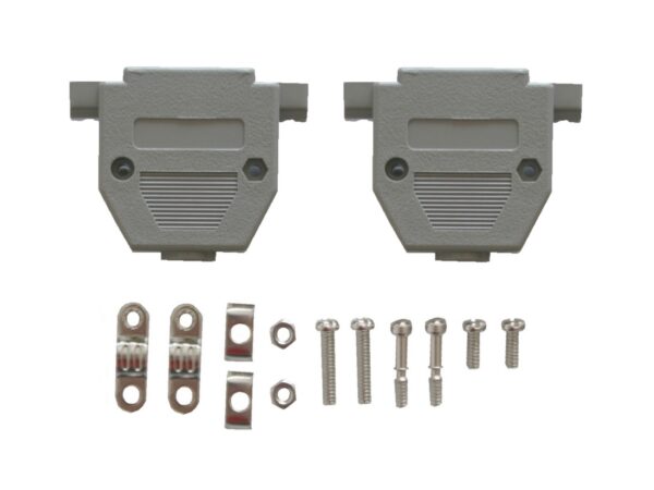 d-sub-steckergehause-gehauseschalen-25polig-44hd-grau-0266 D-Sub Steckergehäuse Gehäuseschalen 25polig /44HD grau (0266)