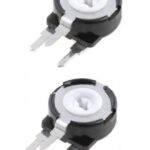 Potentiometer PT-10 Trimmer 1 MOhm 150mW vertikal stehend 2 Stück (0030)