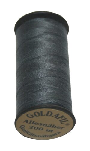 Nähmaschinen Nähgarn Polyester 40/2 grau 200 m (1009)