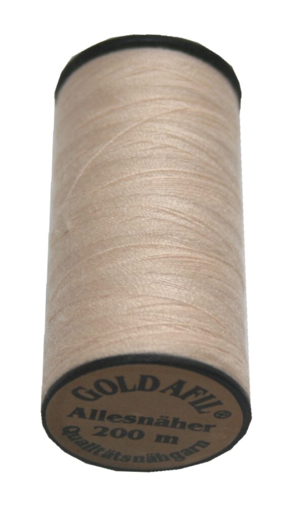 Nähmaschinen Nähgarn Polyester 40/2 beige 200 m (1032)