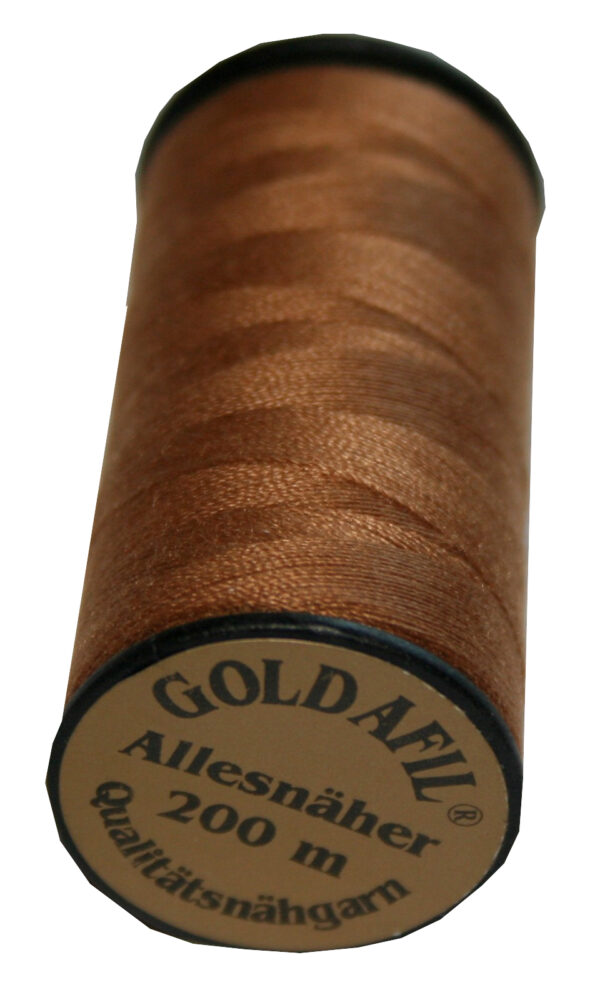 Nähmaschinen Nähgarn Polyester 40/2 braun haselnuss 200 m (1037)