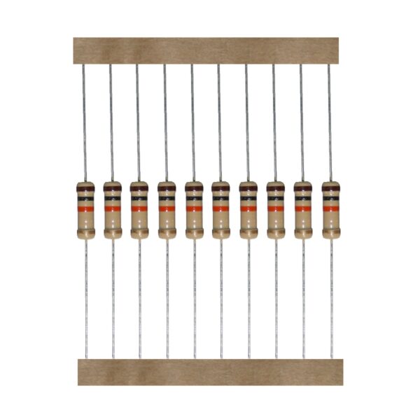 Kohleschicht Widerstand Resistor 3,9 Ohm 1W 5% 10 Stück (0007)
