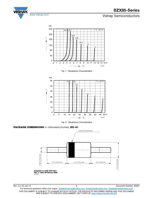 Z-Diode Zenerdiode Diode 56V BZX85C 1,3W 2 Stück (0031)