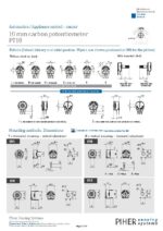 Potentiometer PT-10 Trimmer 25 kOhm 150mW horizontal liegend 2 Stück (0018)