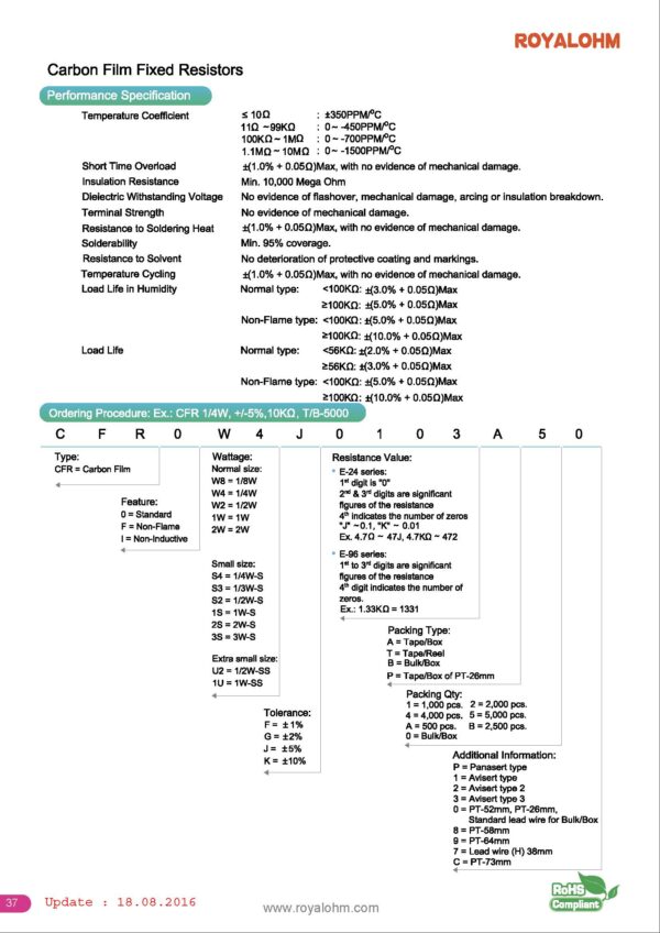 kohleschicht-widerstand-resistor-43-kohm-0-25-w-5-10-stuck-5015 Kohleschicht Widerstand Resistor 43 kOhm 0,25 W 5% 10 Stück (5015)