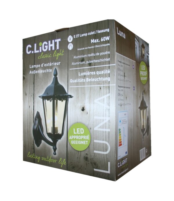 auszenlampe-wandlampe-luna-e27-schwarz-0222 Außenlampe Wandlampe Luna E27 schwarz (0222)