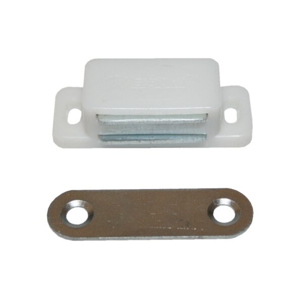 Türmagnet Möbelmagnet Magnetschnapper Magnet weiß (0228)