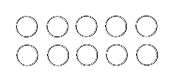 schlusselring-25mm-metallring-spaltring-10-stuck-0297 Schlüsselring 25mm Metallring Spaltring 10 Stück (0297)