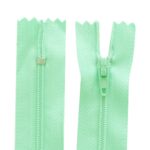 Reißverschluss 20 cm spiralformig nicht trennbar mint grün (2022)