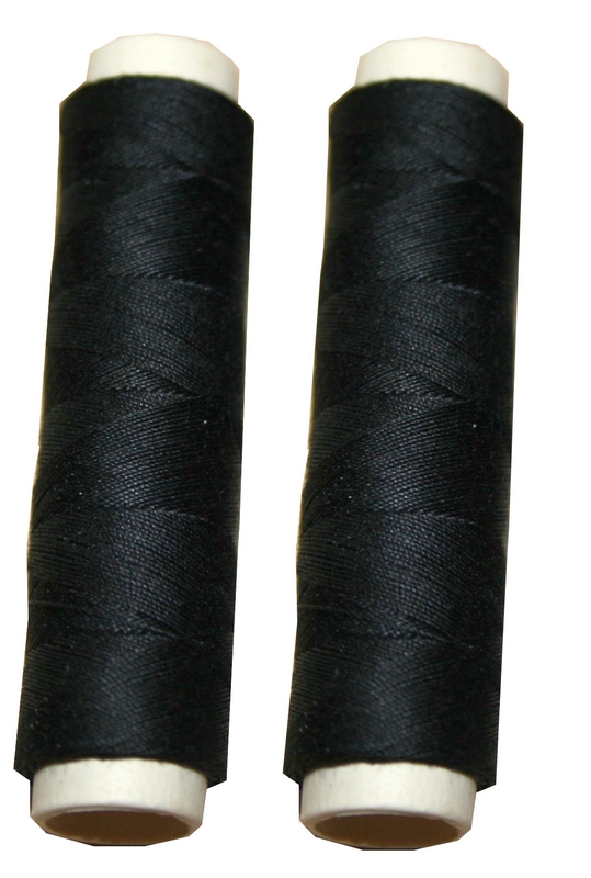 nahmaschinen-obergarn-nahgarn-baumwolle-2-rollen-je-50m-50-3-schwarz-1001 Nähmaschinen Obergarn Nähgarn Baumwolle 2 Rollen je 50m 50/3 schwarz (1001)