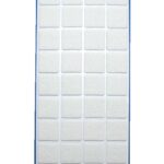 Filzgleiter Möbelgleiter Stuhlgleiter selbstklebend weiß (0065)