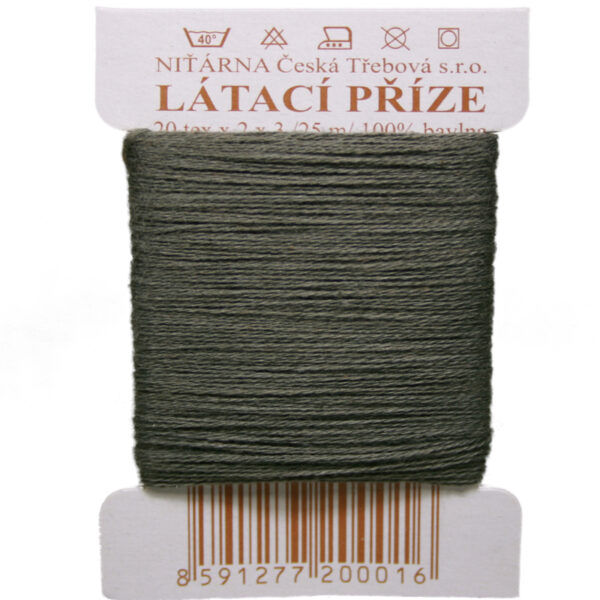 stopfgarn-stopfwolle-baumwolle-tex-20-2-3-olivgrau-25-m-9874 Stopfgarn Stopfwolle Baumwolle Tex 20-2-3 olivgrau 25 m (9874)
