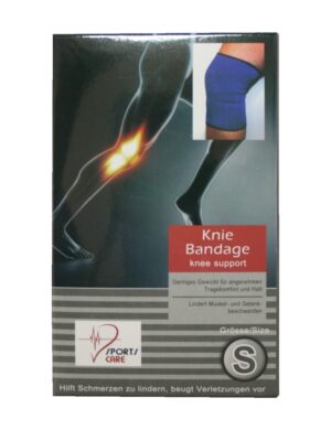 Sportbandage für das Knie Bandage Größe S (0042)