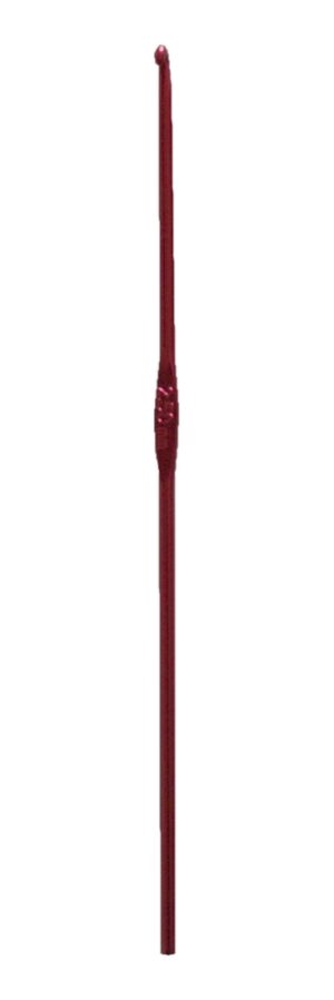 Häkelnadel Aluminium Häkeln rot 15 cm Größe 2,0 mm (1201)