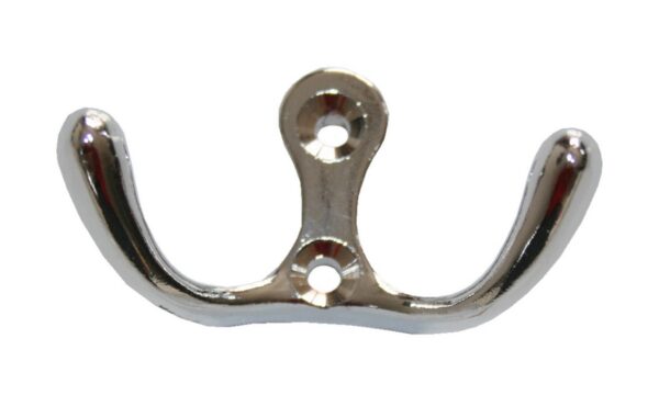 kleiderhaken-schraubhaken-doppelt-metall-silber-0223 Kleiderhaken Schraubhaken doppelt Metall silber (0223)