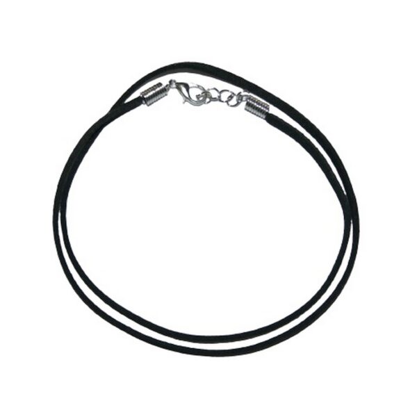 Halskette Kette 50 cm schwarz ( 0077)